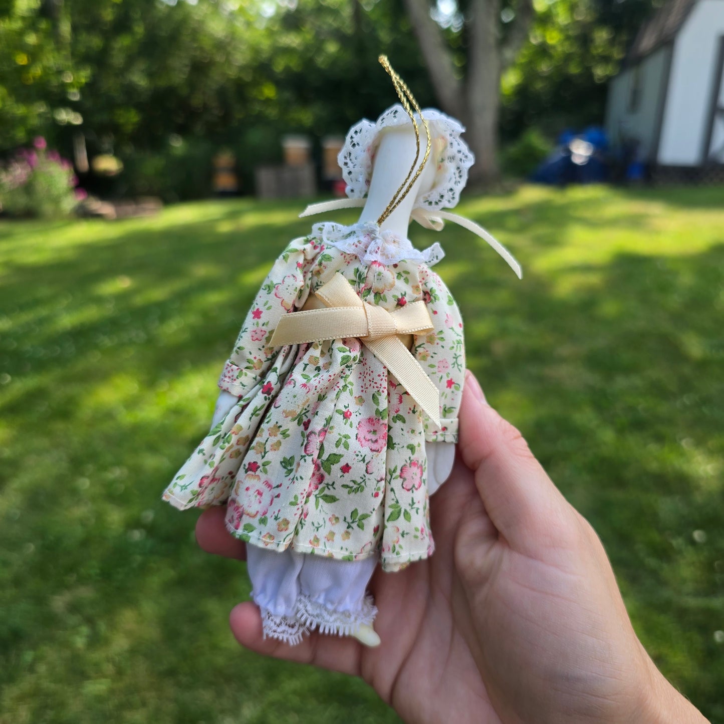 Porcelain Goose Ornament