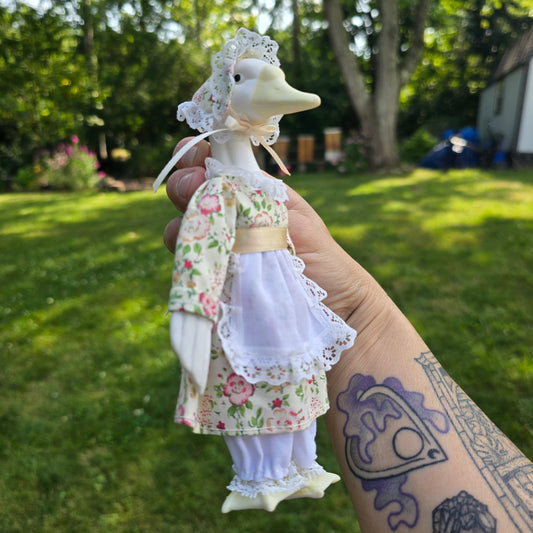 Porcelain Goose Ornament