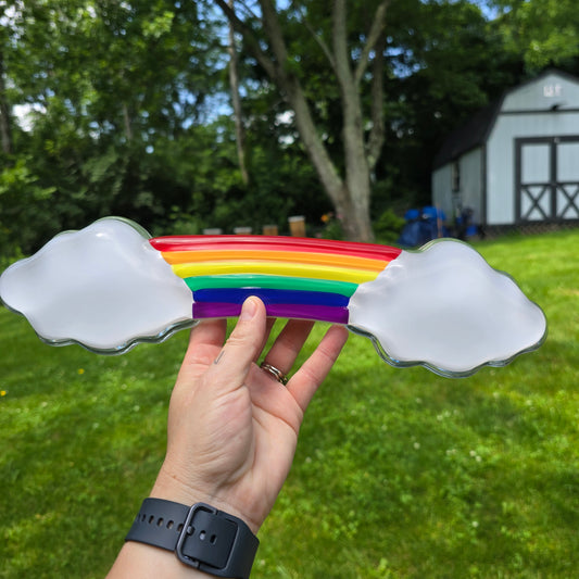 Rainbow keyboard wrist-rest